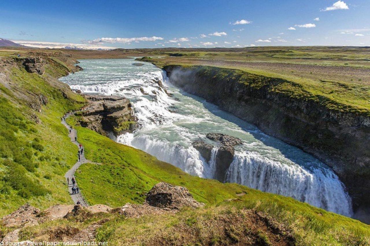 Dalabyggd Cottages - Romantic Stay By The Secret Lagoon Flúðir Exteriör bild